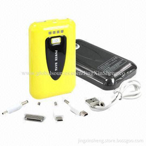 Smart Portable Backup Power Bank for iPhone/iPad, Galaxy Tab and More,12,400mAh Capacity, USB Output